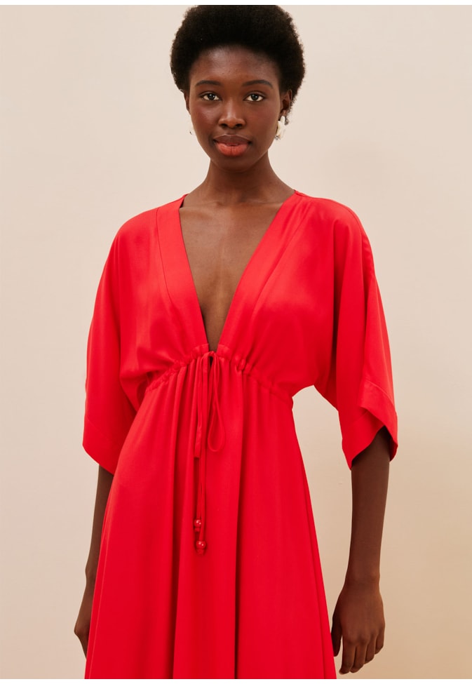 Vestido Midi Tunel Cintura