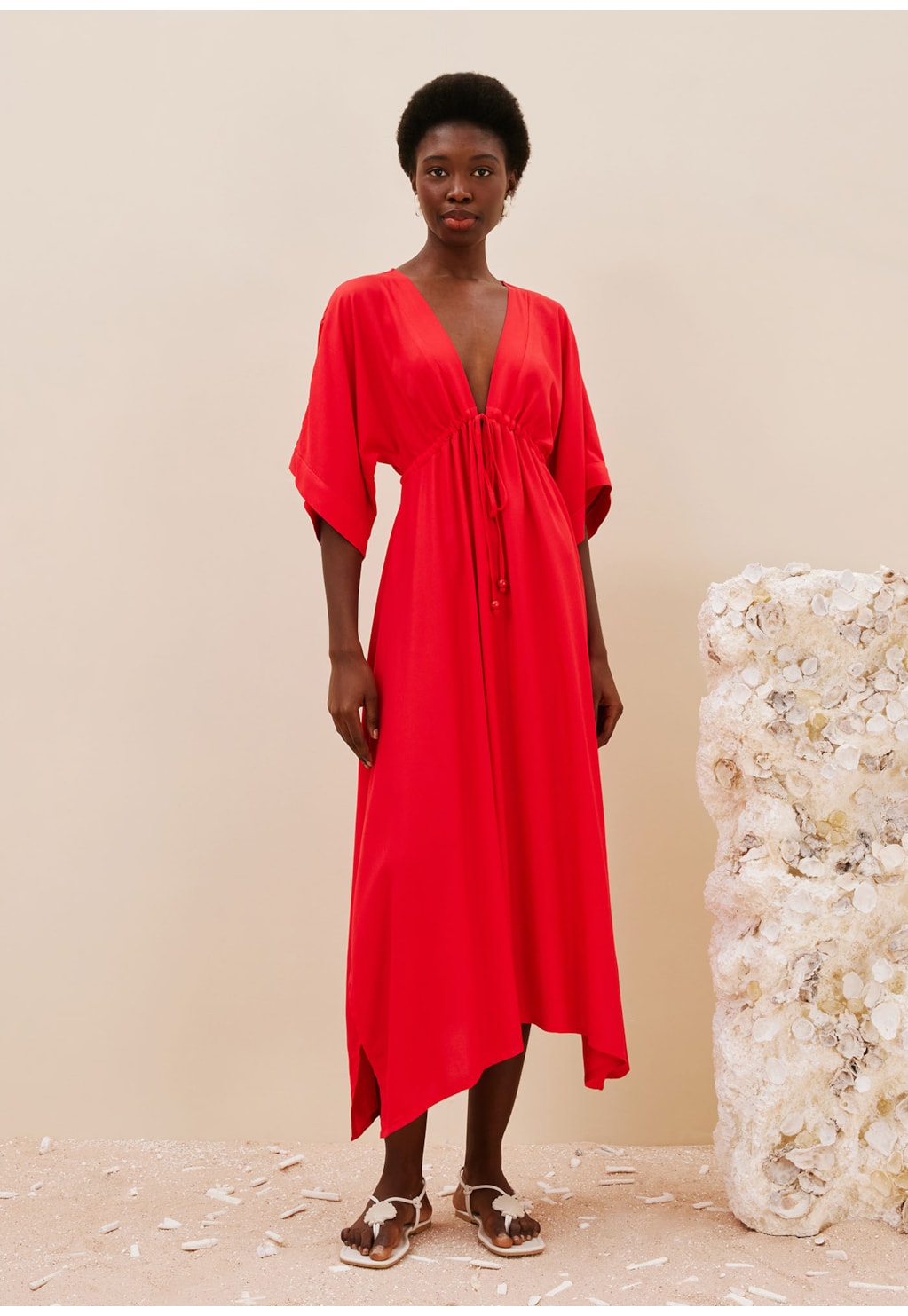 Vestido Midi Tunel Cintura