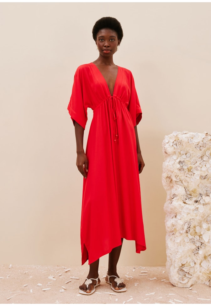 Vestido Midi Tunel Cintura