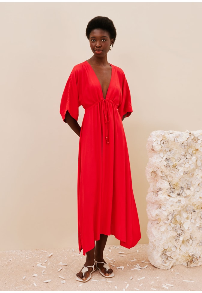 Vestido Midi Tunel Cintura