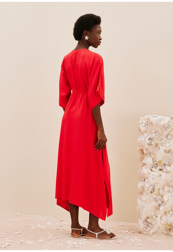 Vestido Midi Tunel Cintura