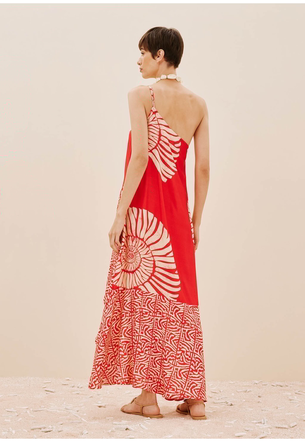 Vestido Mix Estampas Babados