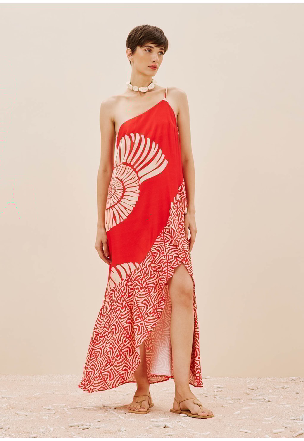 Vestido Mix Estampas Babados