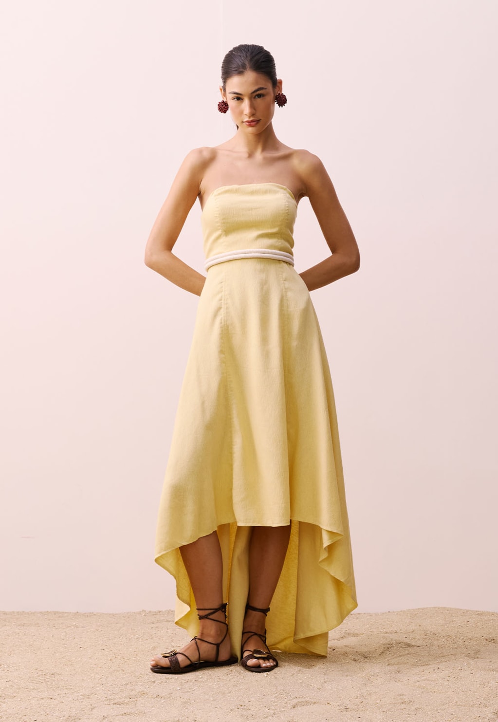 Vestido Mullet Sem Alças