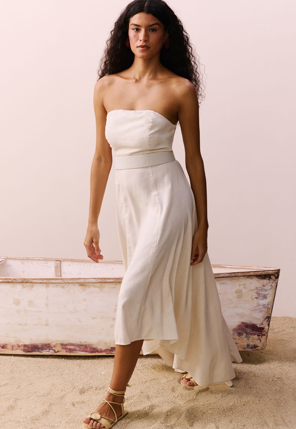 Vestido Mullet Sem Alças