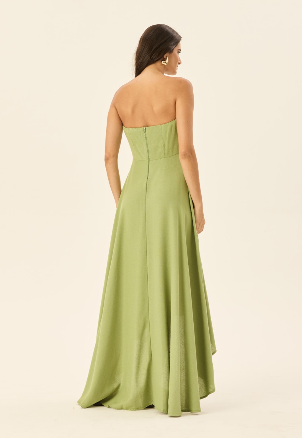Vestido Mullet Sem Alças
