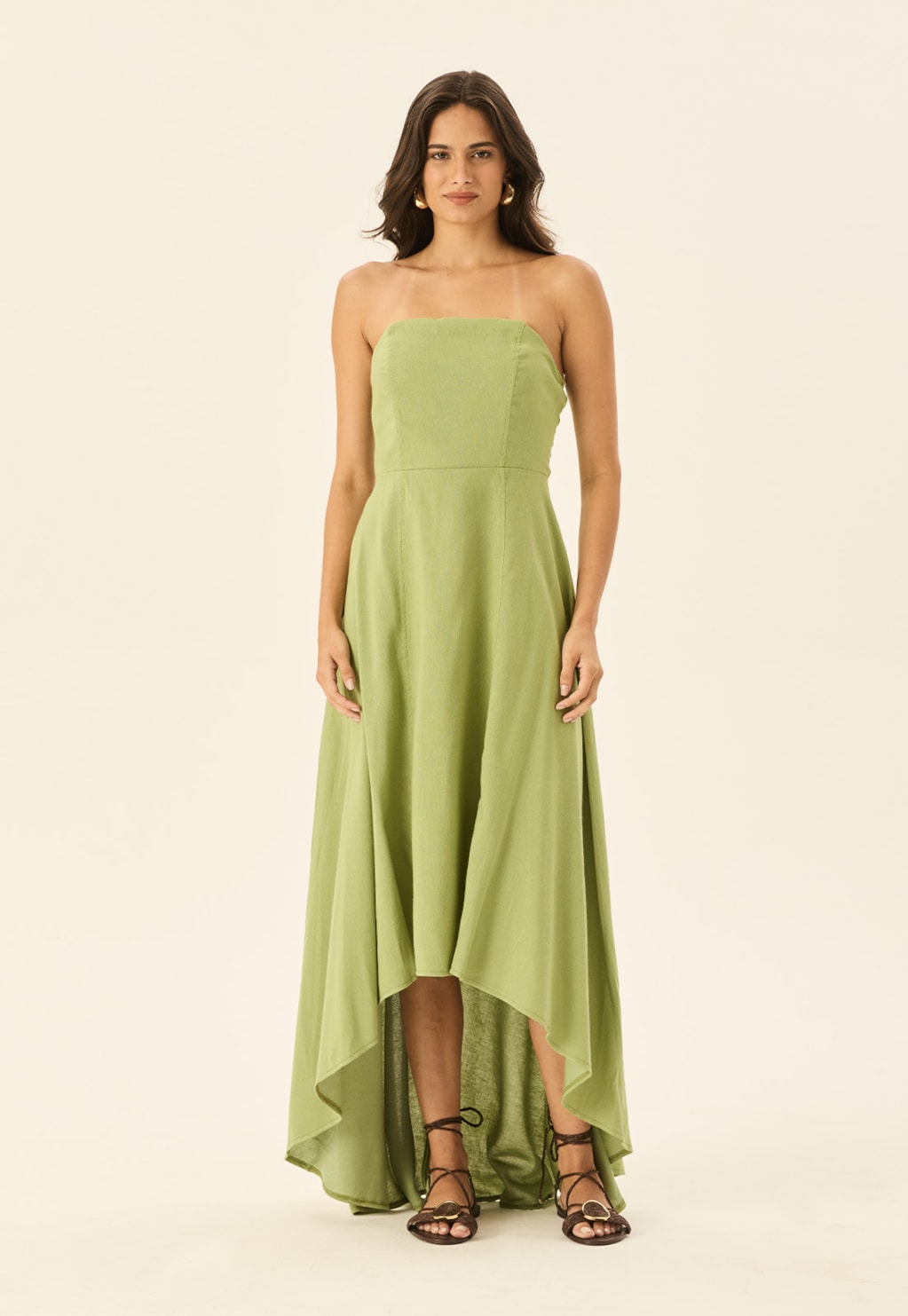 Vestido Mullet Sem Alças