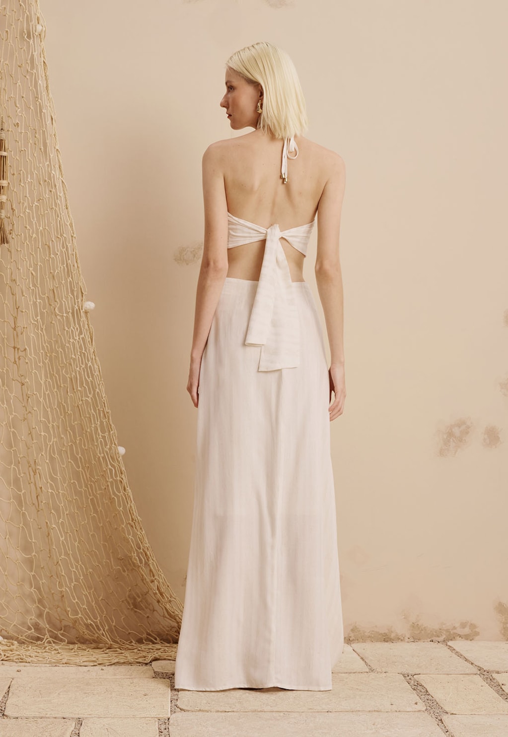 Vestido Recortes Com Passador Boleado