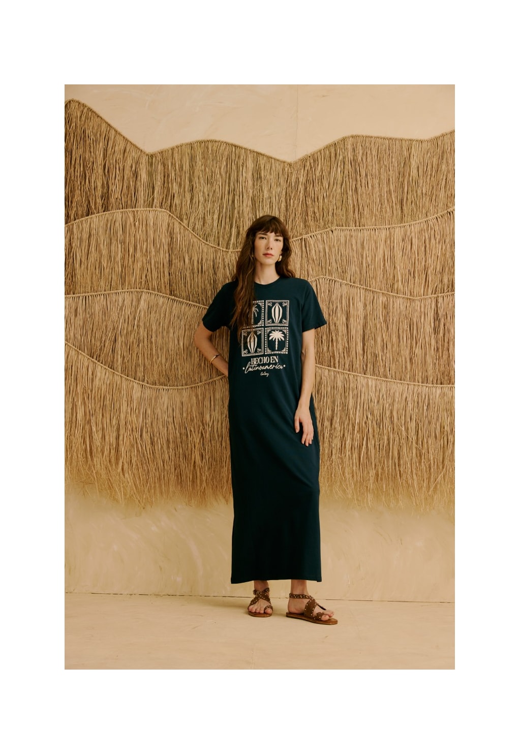 Vestido Silk Cacao Palme