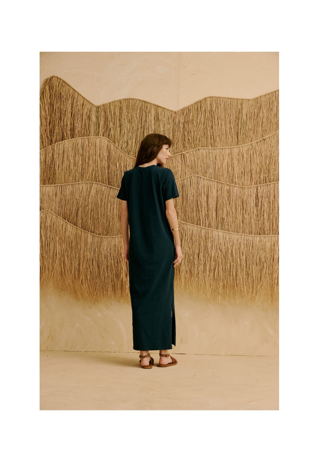 Vestido Silk Cacao Palme