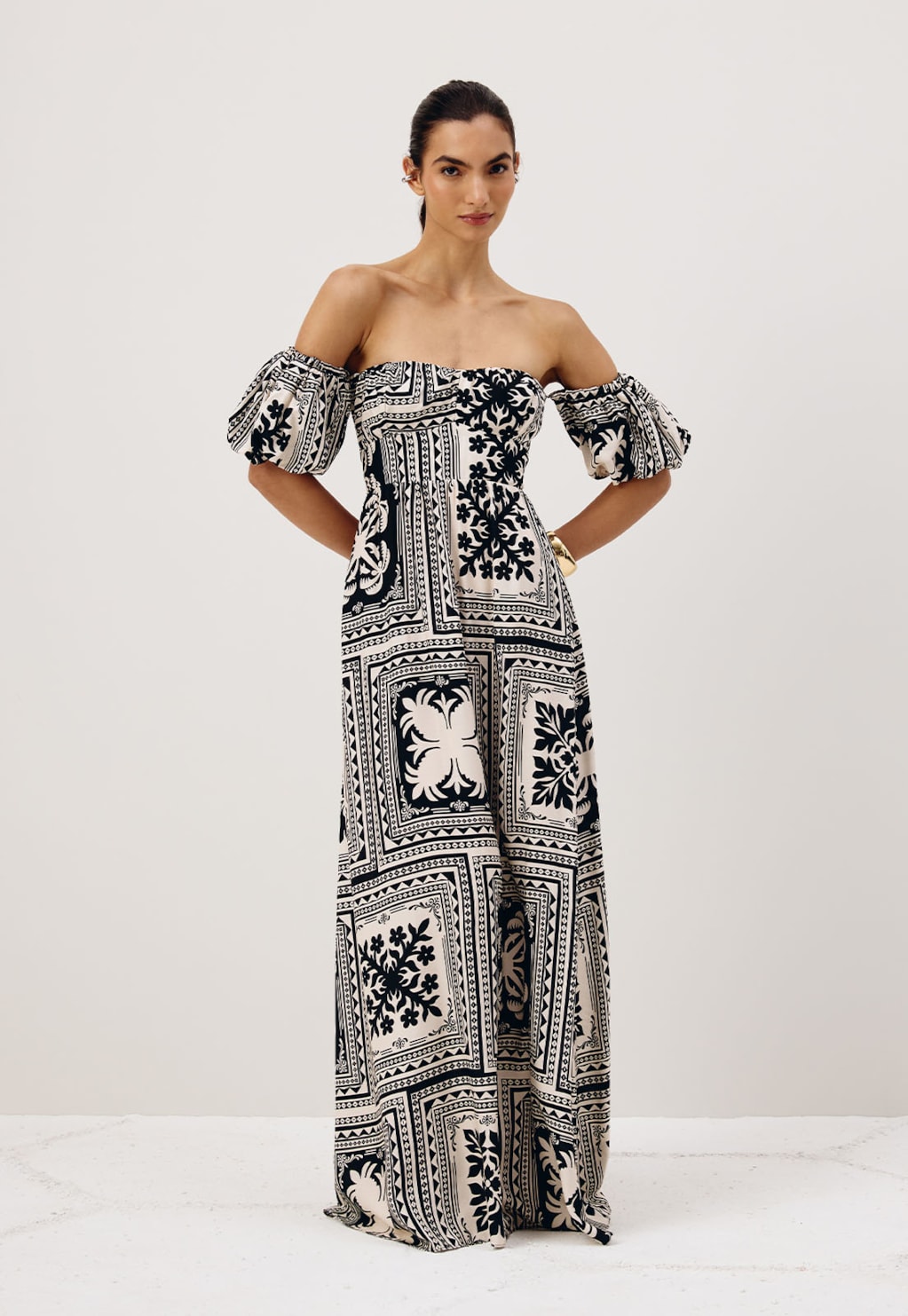 Vestido Tomara que Caia Estampado Maia