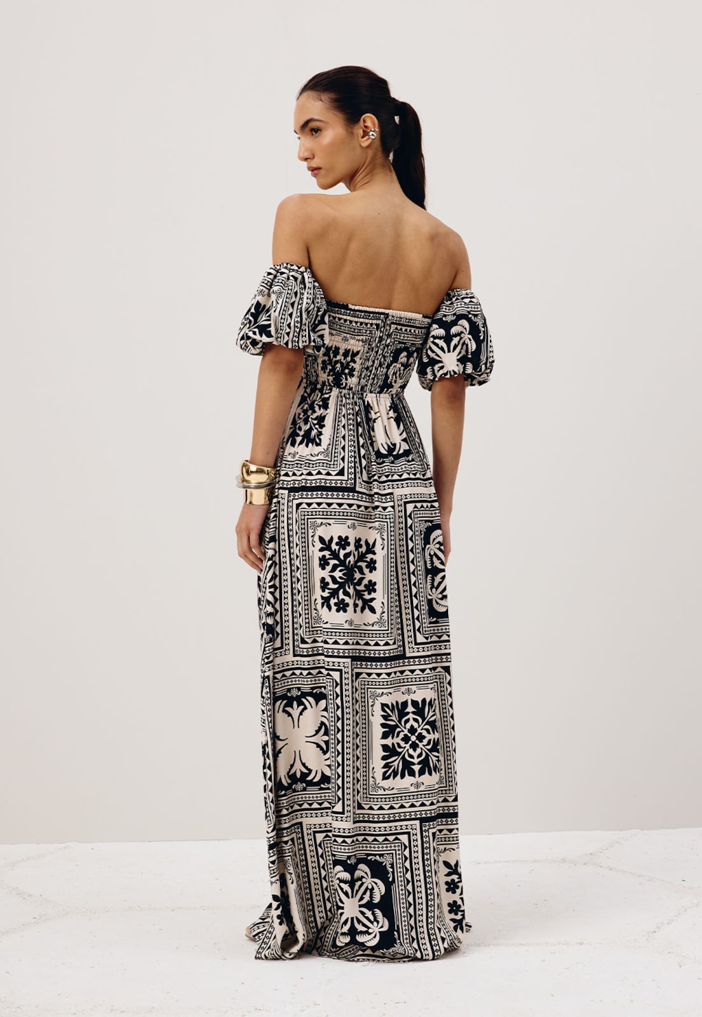 Vestido Tomara que Caia Estampado Maia