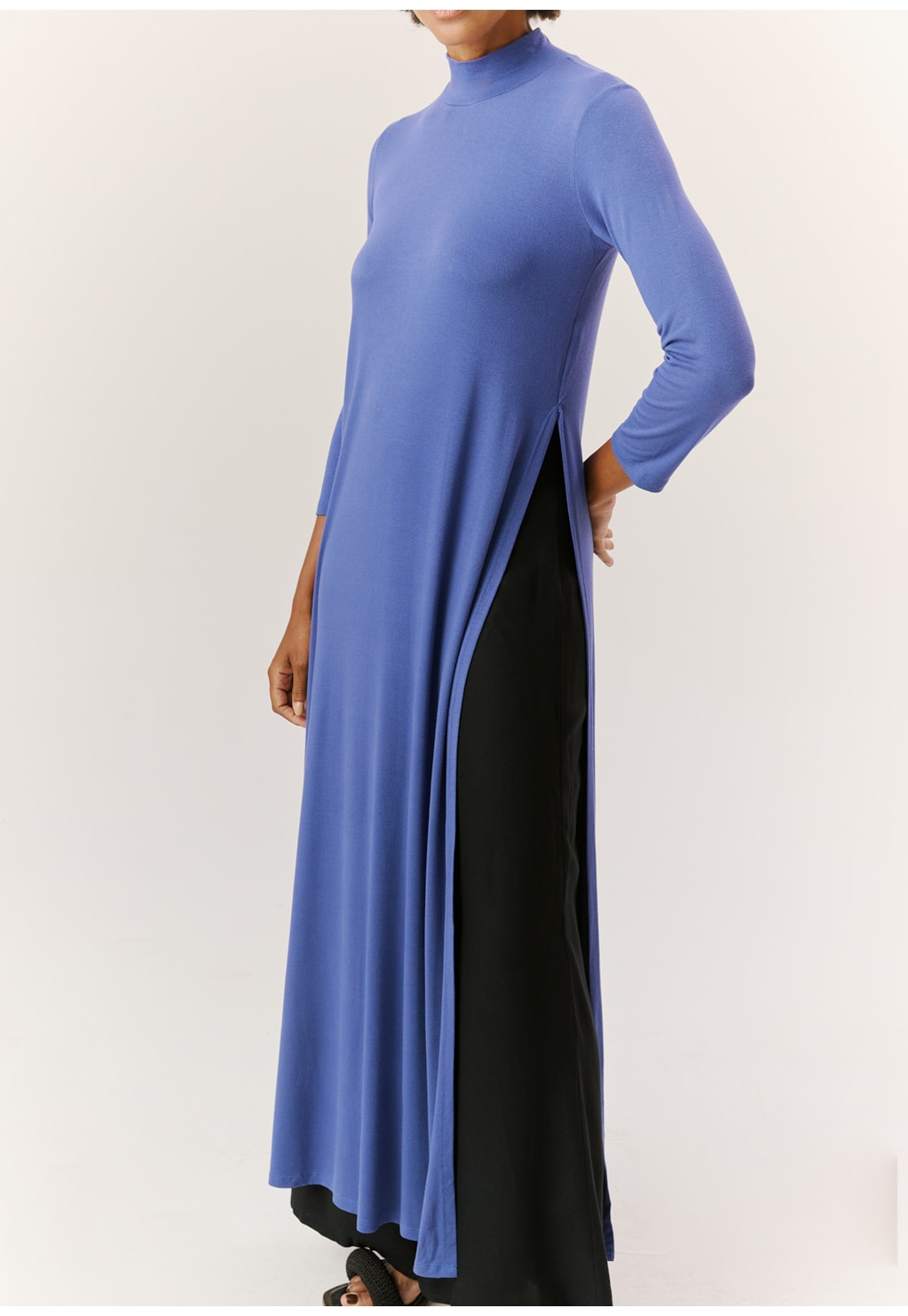 Vestido Túnica com Fenda